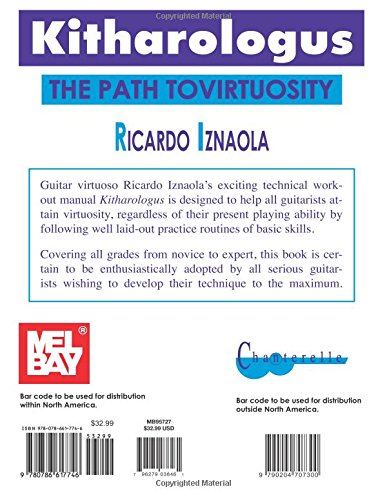 Kitharologus, The Path To Virtuosity: A Technical Workout Manual For All Guitarists,New