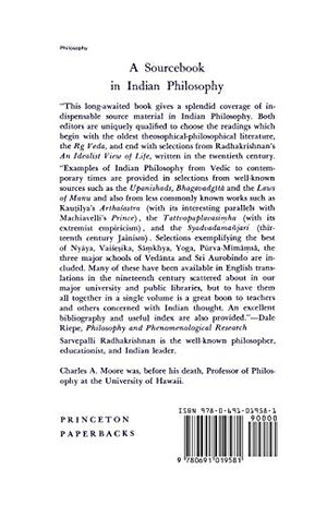 A Sourcebook In Indian Philosophy,New