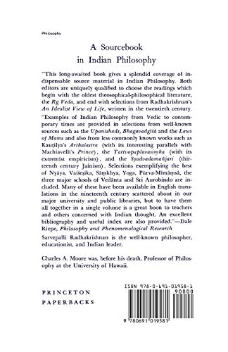 A Sourcebook In Indian Philosophy,New