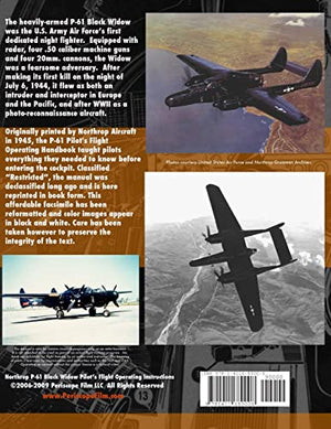Northrop P61 Black Widow Pilot's Flight Manual,Used