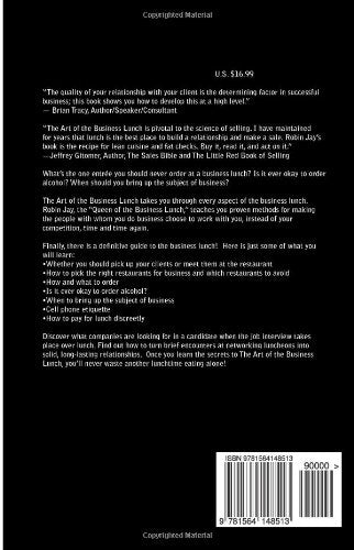 The Art of the Business Lunch: Building Relationships Between 12 and 2,Used