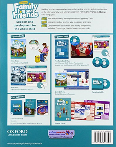 FAMILY & FRIENDS 2E: 6 CLASS BOOK PACK,Used