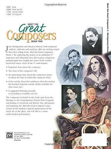 Meet The Great Composers, Bk 2: Short Sessions On The Lives, Times And Music Of The Great Composers (Learning Link, Bk 2),Used