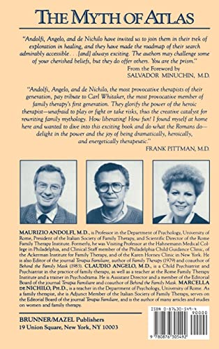The Myth Of Atlas: Families & The Therapeutic Story,Used