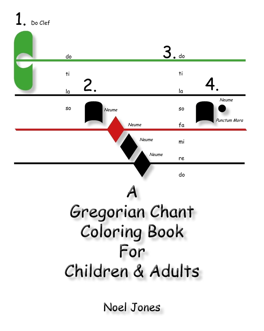 A Gregorian Chant Coloring Book For Children & Adults (Gregorian Chant for Beginners),Used