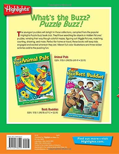 Highlights Puzzle Buzz Animals (BestEver Puzzles from Puzzle Buzz),Used