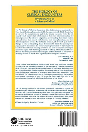 The Biology of Clinical Encounters: Psychoanalysis as a Science of Mind,Used