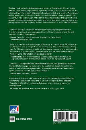 Securing Africa's Land for Shared Prosperity: A Program to Scale Up Reforms and Investments (Africa Development Forum),Used