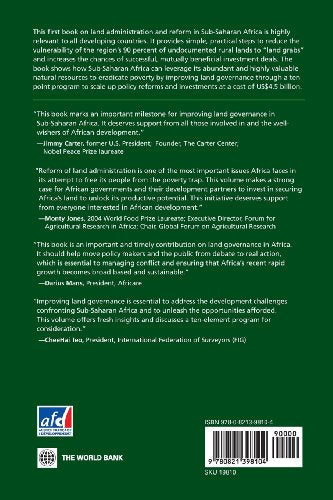 Securing Africa's Land for Shared Prosperity: A Program to Scale Up Reforms and Investments (Africa Development Forum),Used