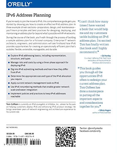 IPv6 Address Planning: Designing an Address Plan for the Future,Used