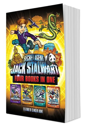 Secret Agent Jack Stalwart (Books 58): The Secret Of The Sacred Temple, The Pursuit Of The Ivory Poachers, The Puzzle Of The Mi