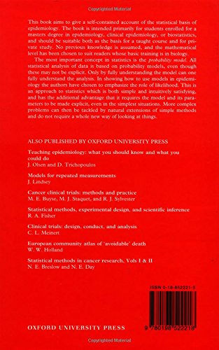 Statistical Models in Epidemiology,Used