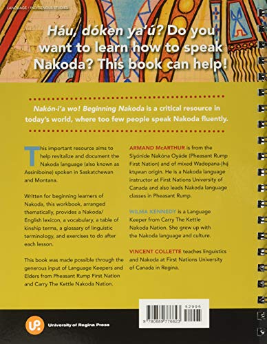 Naknia wo! Beginning Nakoda (Indigenous Languages for Beginners, 1),Used