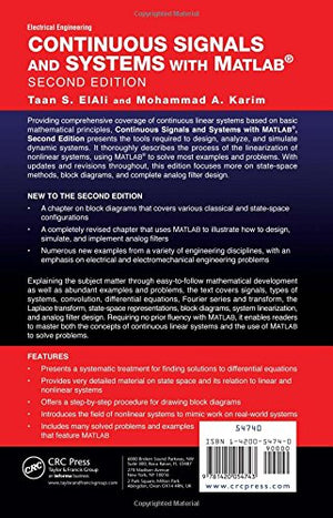 Continuous Signals and Systems with MATLAB (Electrical Engineering Textbook Series),Used