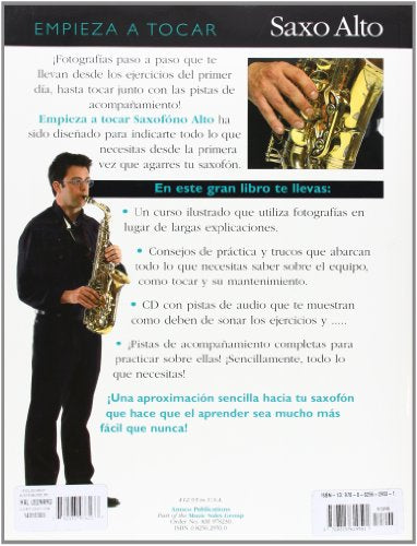 EMPIEZA A TOCAR SAXOFON ALTO BK/CD (ABSOLUTE BEGINNERS) (Spanish Edition),Used