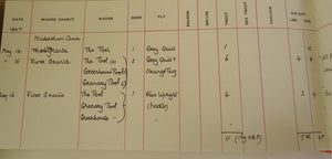 Muriel Foster's Fishing Diary,New