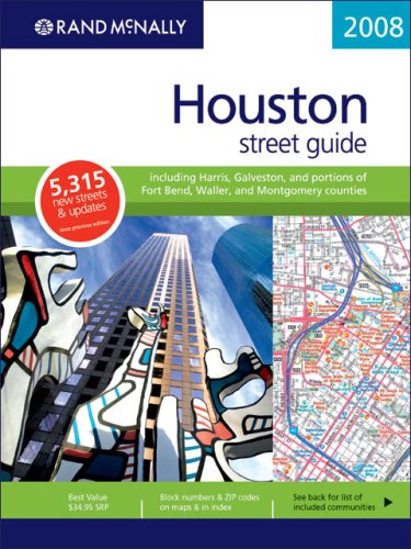 Rand McNally 2008 Houston, Texas: Street Guide (Rand McNally Street Guide),Used