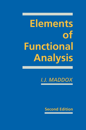 Elements Of Functional Analysis