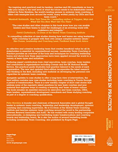 Leadership Team Coaching in Practice: Case Studies on Creating Highly Effective Teams,Used