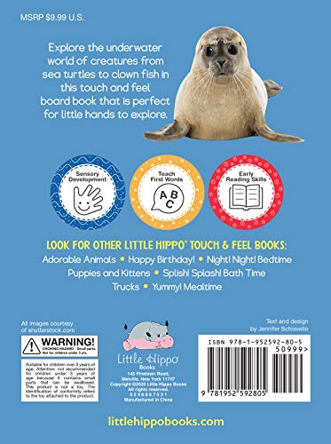 Ocean Friends  Touch and Feel Board Book  Sensory Board Book,New