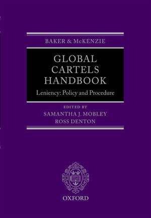 Global Cartels Handbook: Leniency, Policies And Procedure,Used
