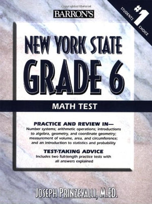 New York State Grade 6 Math Test,Used