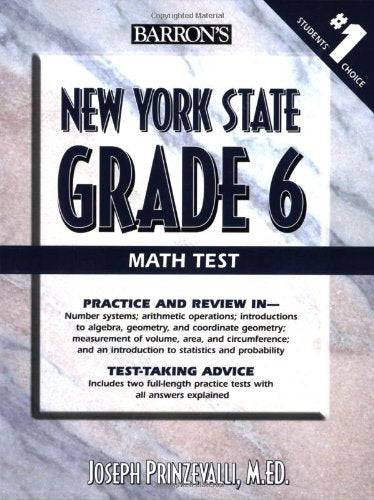 New York State Grade 6 Math Test,Used