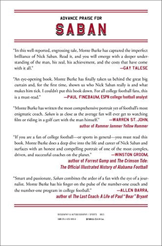 Saban: The Making of a Coach,Used