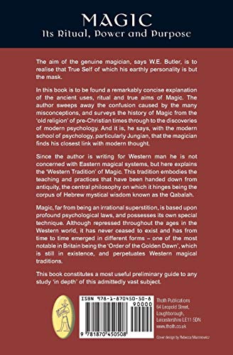 Magic, Its Ritual, Power And Purpose,New