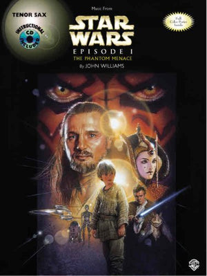 Star Wars Episode I The Phantom Menace: Tenor Sax, Book & CD,Used