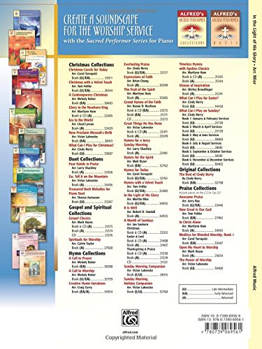 In the Light of His Glory: 12 Hymns of Grace and Reflection (Sacred Performer Collections),Used