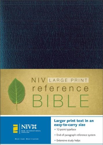 Niv Personalsize Reference Bible, Navy Blue