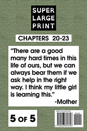 Little Women by Louisa May Alcott VOL 5: Super Large Print Edition of the Classic Specially Designed for Low Vision Readers with,Used