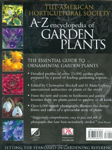 American Horticultural Society A to Z Encyclopedia of Garden Plants (The American Horticultural Society),New