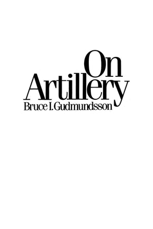 On Artillery,New