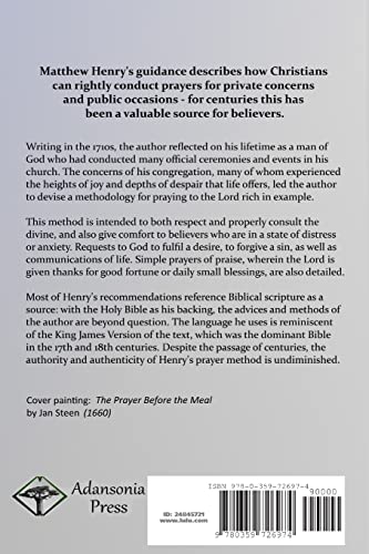 A Method for Prayer: With Scripture Expressions Concerning Confession, Sin, and Praying to Petition God,Used