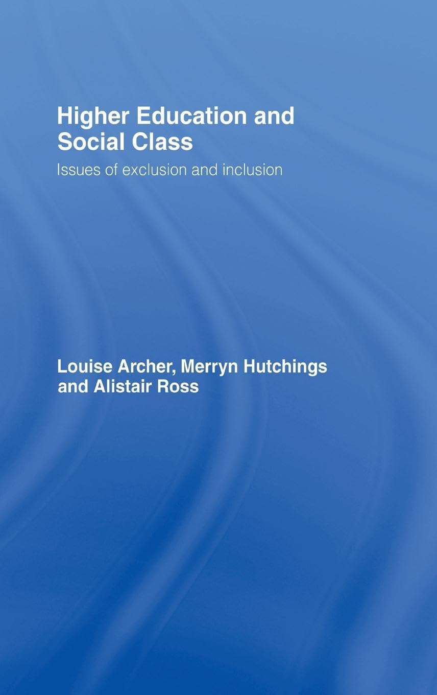 Higher Education and Social Class,Used