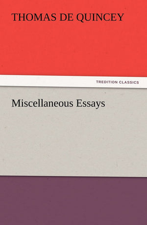 Miscellaneous Essays,Used