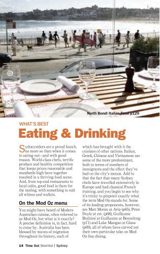 Time Out Shortlist Sydney,Used