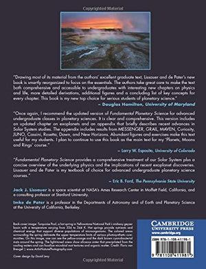 Fundamental Planetary Science: Physics, Chemistry and Habitability,Used