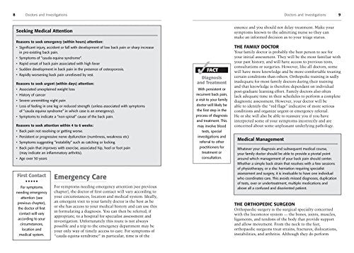 The Complete Doctor's Healthy Back Bible: A Practical Manual for Understanding, Preventing and Treating Back Pain,Used
