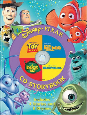 DisneyPixar Cd Storybook: Finding Nemo/Monster, Inc./a Bug's Life/Toy Story,Used
