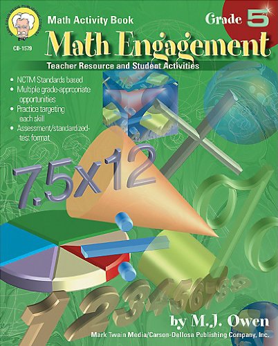 Math Engagement, Grade 5: Teacher Resource and Student Activities,Used