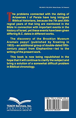 The Chronology of Ezra 7,Used
