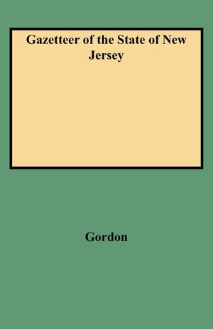 Gazetteer of the State of New Jersey,Used