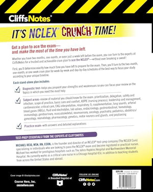 CliffsNotes NCLEXRN Cram Plan: Illustrated Edition (CliffsNotes Cram Plan),Used