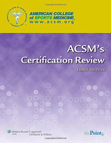 ACSM's Certification Review,New