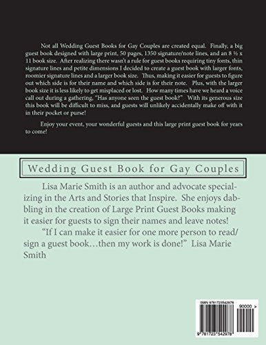Wedding Guest Book: Wedding Guest Book for Gay Couples,Used