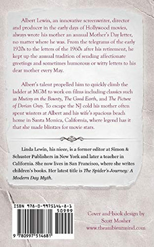 Dear Ma: Mother's Day Letters from Albert Lewin, Hollywood Film Innovator,Used