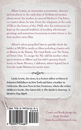 Dear Ma: Mother's Day Letters from Albert Lewin, Hollywood Film Innovator,Used